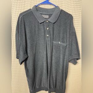 New David Taylor Men's Charcoal Golf Polo Shirt